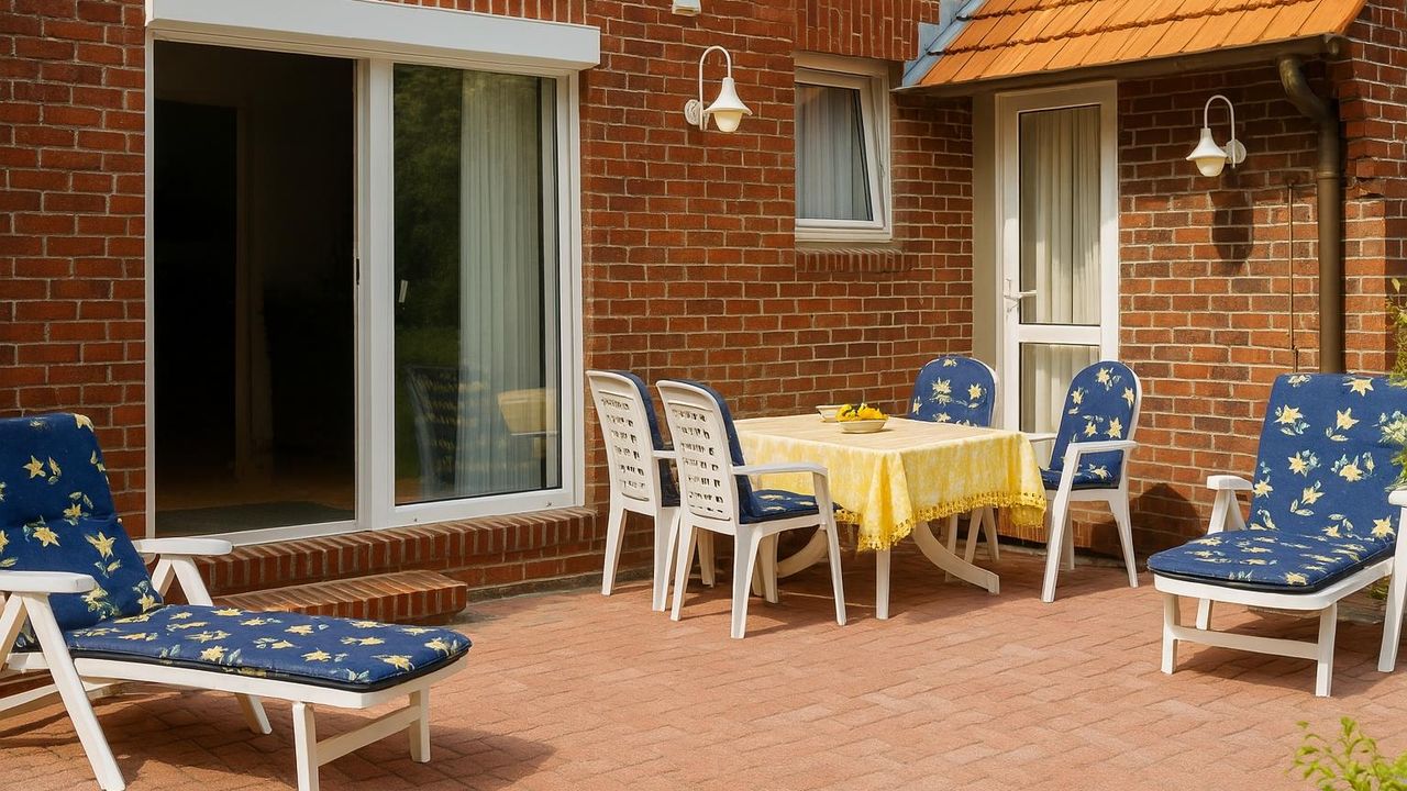 Terrasse der Erdgeschoss-Wohnung Terrasse der Erdgeschoss-Wohnung